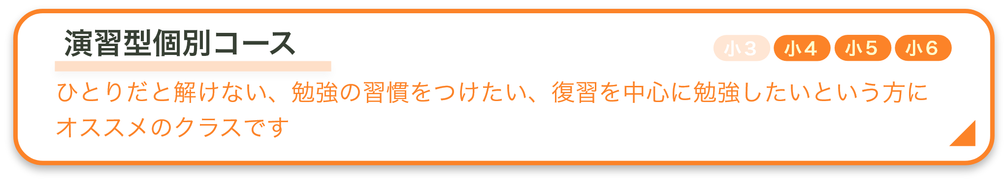 演習型個別コース