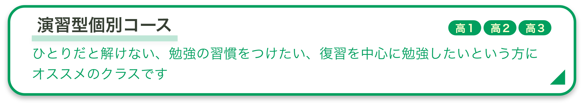 演習型個別コース